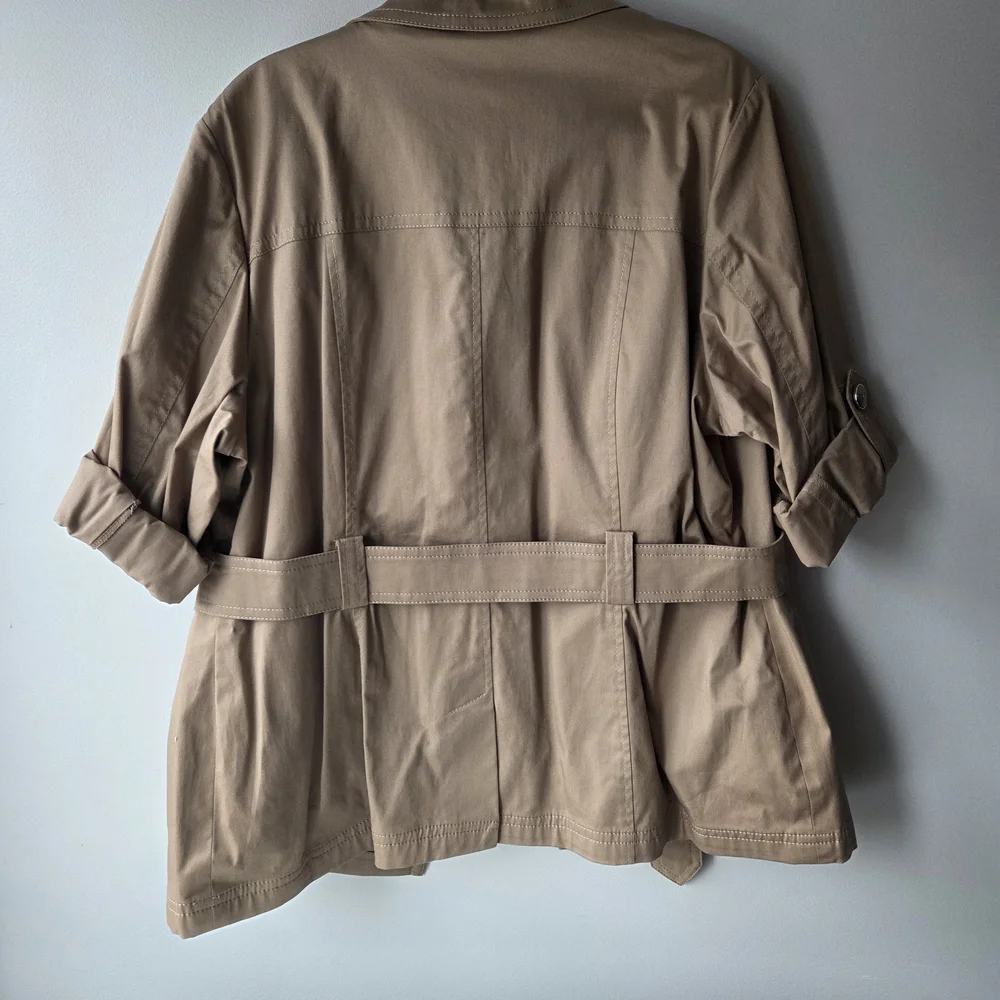 Tan Utility Jacket - Picture 3 of 4